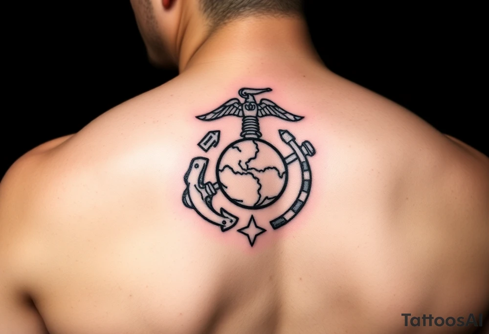 Republic of Korea
                Marine Corps tattoo idea