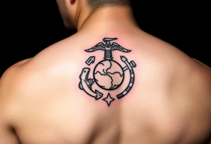 Republic of Korea
                Marine Corps tattoo idea