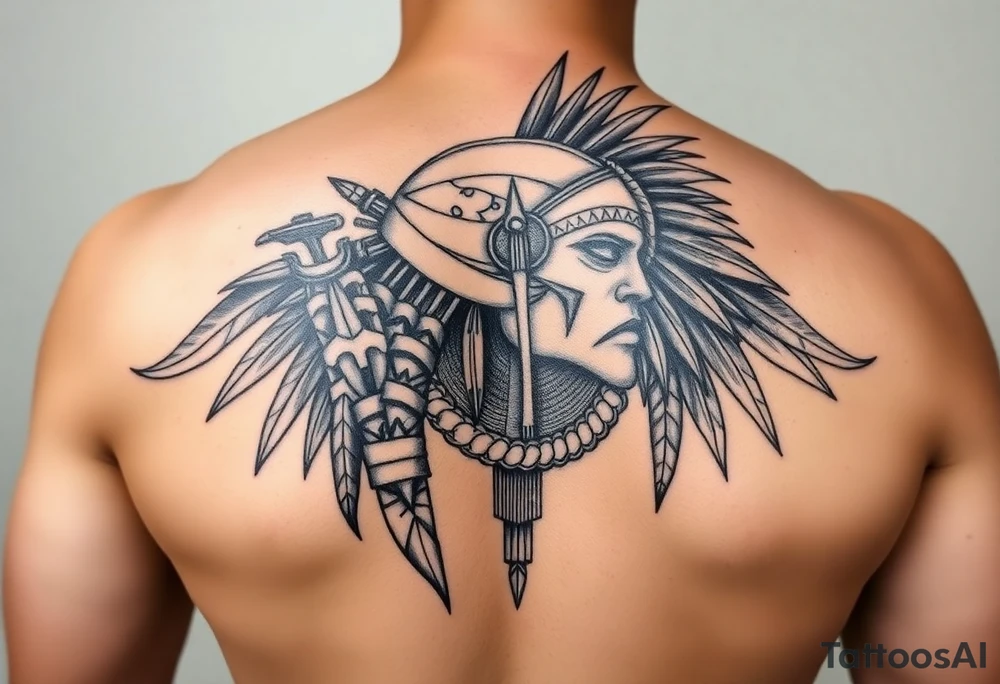 Purepecha warrior tattoo idea