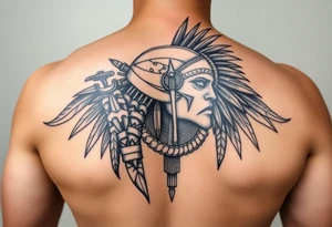 Purepecha warrior tattoo idea