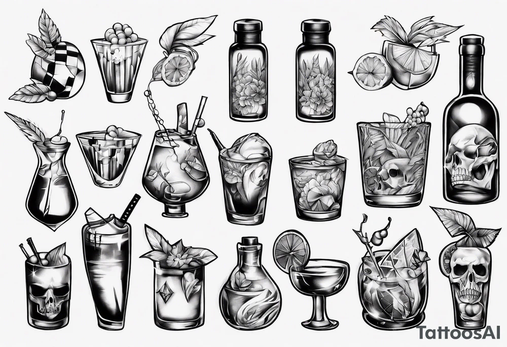 Mixology tattoo idea