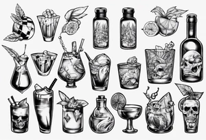 Mixology tattoo idea