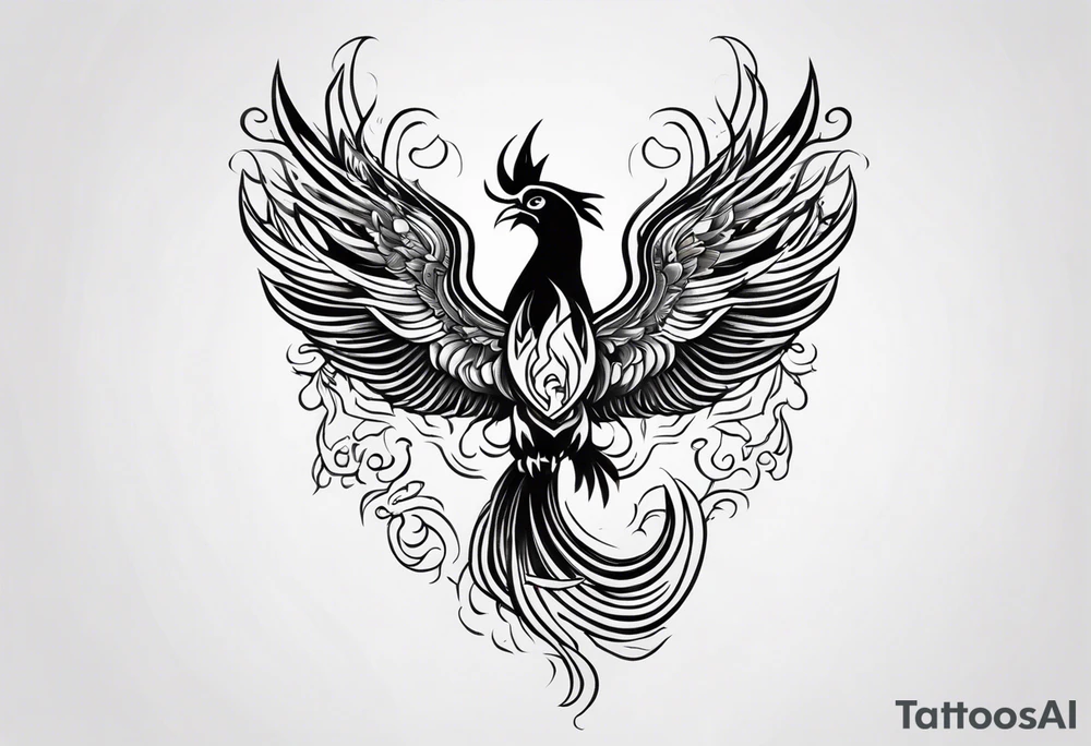 phoenix tattoo idea