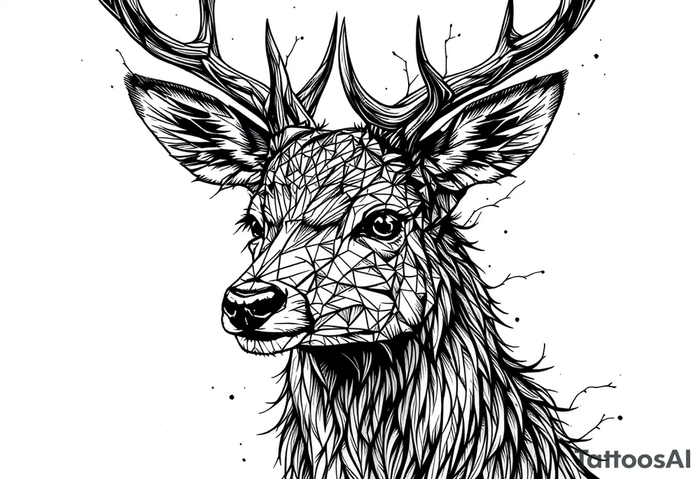 Deer,nature tattoo idea