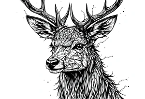 Deer,nature tattoo idea