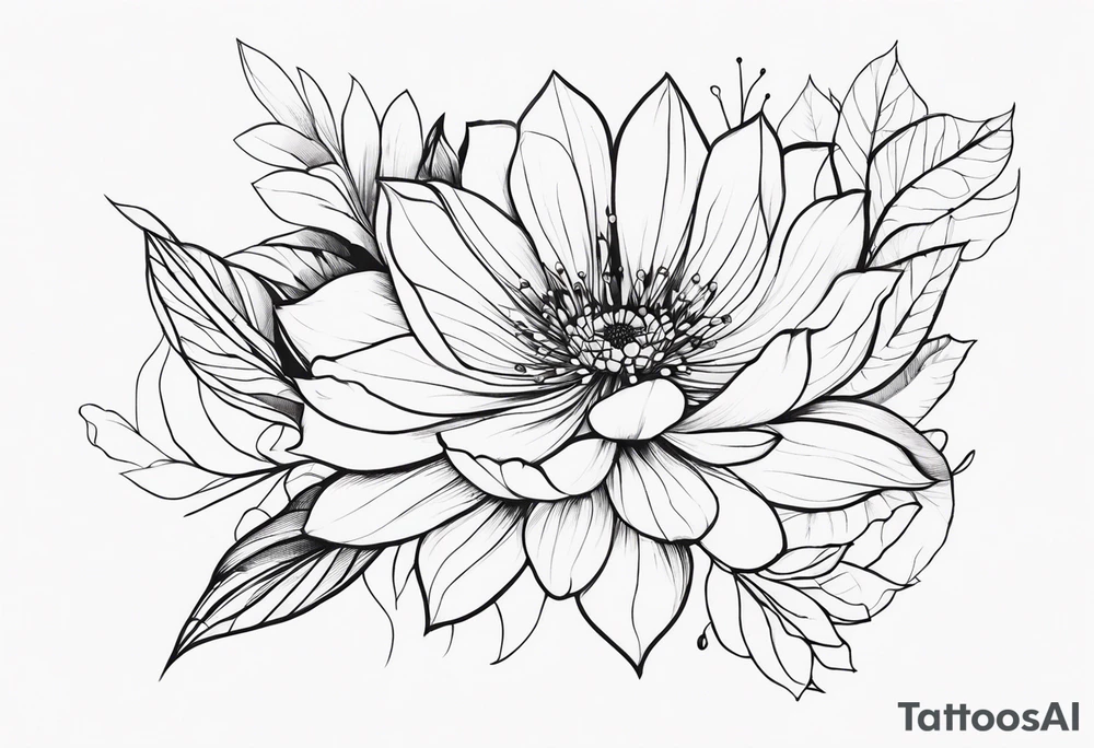 Flower tattoo idea