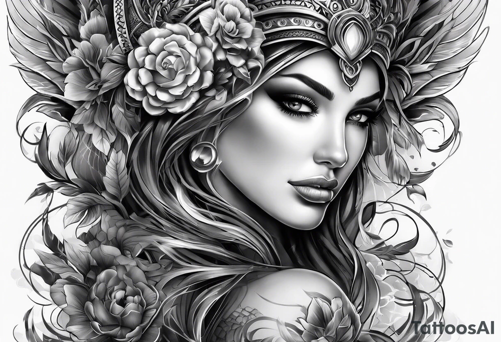 Full sleeve, bionic tattoo idea