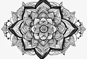 long
dainty 
unalome tattoo idea