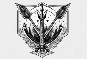 arrow tattoo idea