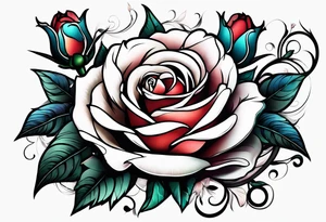 every rose has its thorn tattoo idea