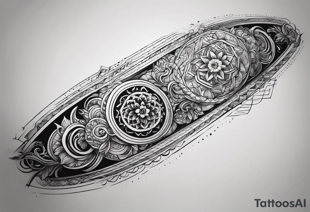 Horizontal long inner arm tattoo tattoo idea