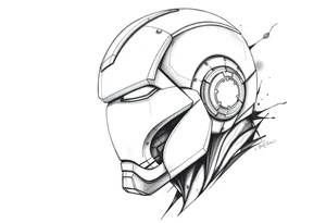 iron man tattoo idea