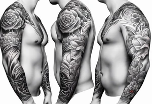 New baby Honor going down arm tattoo idea