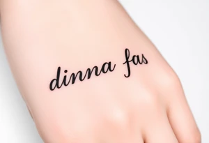 Dinna fash tattoo idea