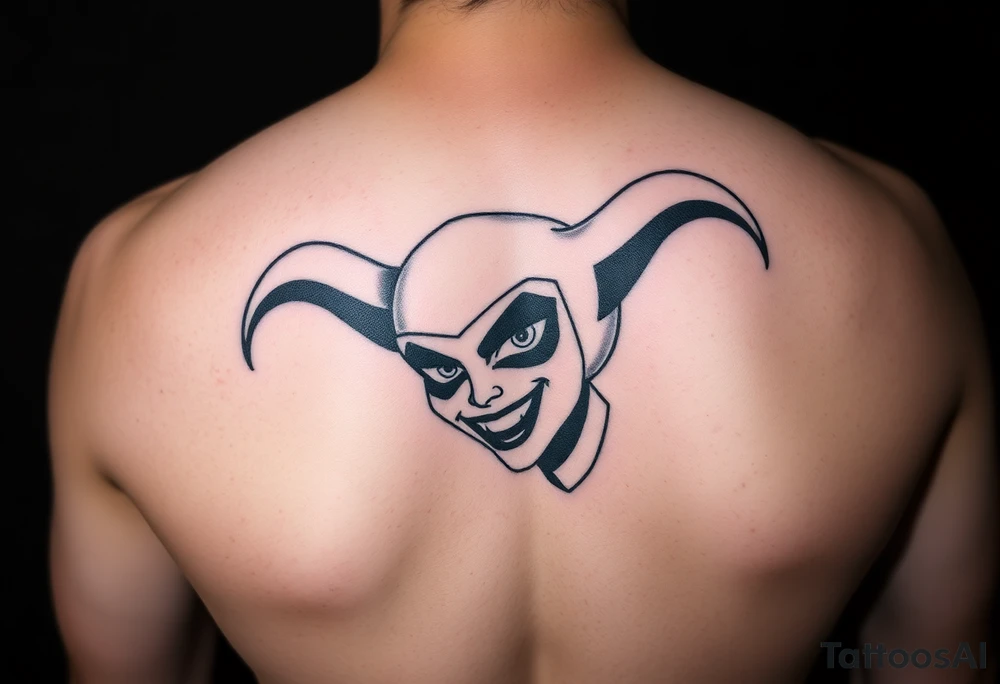 Property of Jray tag, Harley Quinn style, dark tattoo idea