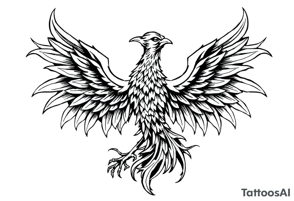 Phoenix tattoo idea