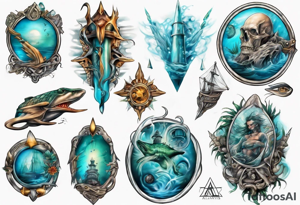 Atlantis tattoo idea