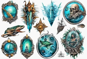 Atlantis tattoo idea