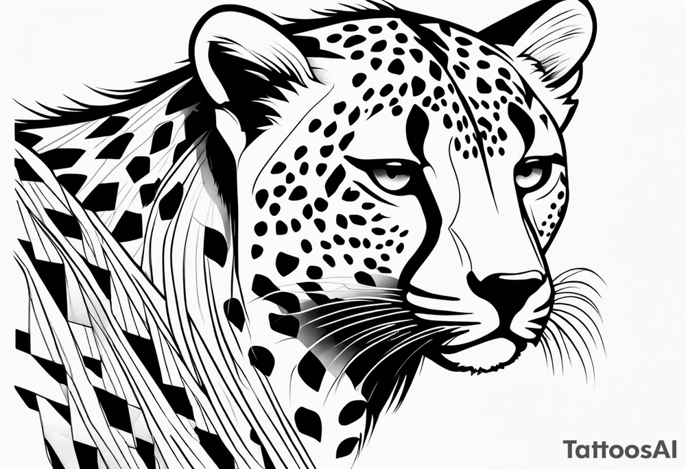 Virgo cheetah tattoo idea