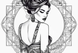 SEXUAL POSIOTOIN OF FEMALE tattoo idea