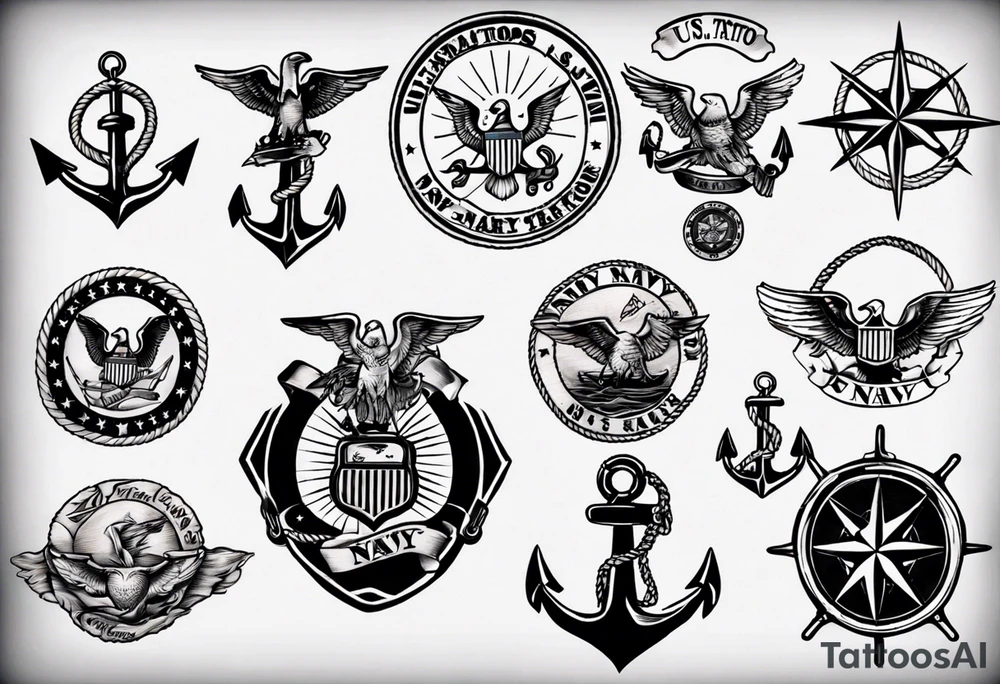 US Navy tattoo idea