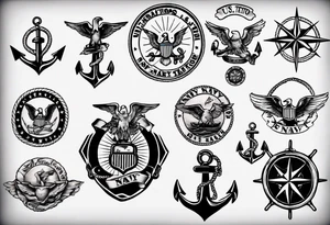 US Navy tattoo idea