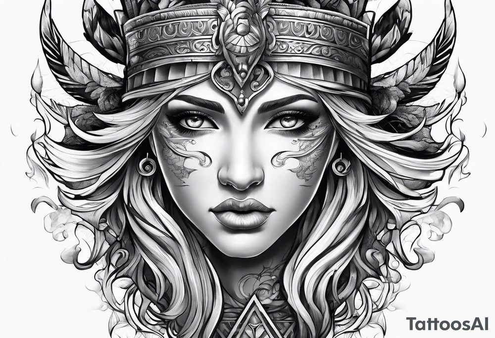 Greek or Roman mythology half sleeve tattoo idea