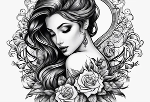 Broken heart tattoo idea
