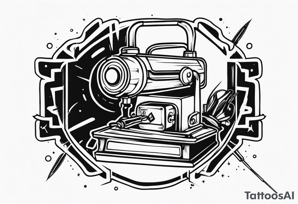Welding,sparks,power tools tattoo idea