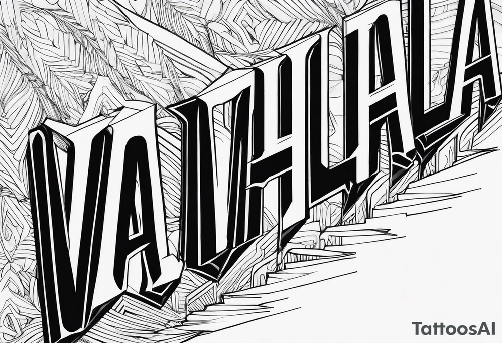 Valhalla  steps tattoo idea