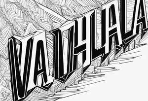Valhalla  steps tattoo idea
