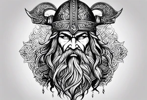Valhalla viking  gods tattoo idea