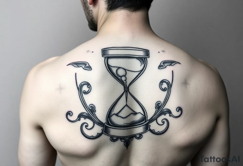 timeglass computer related tattoo idea