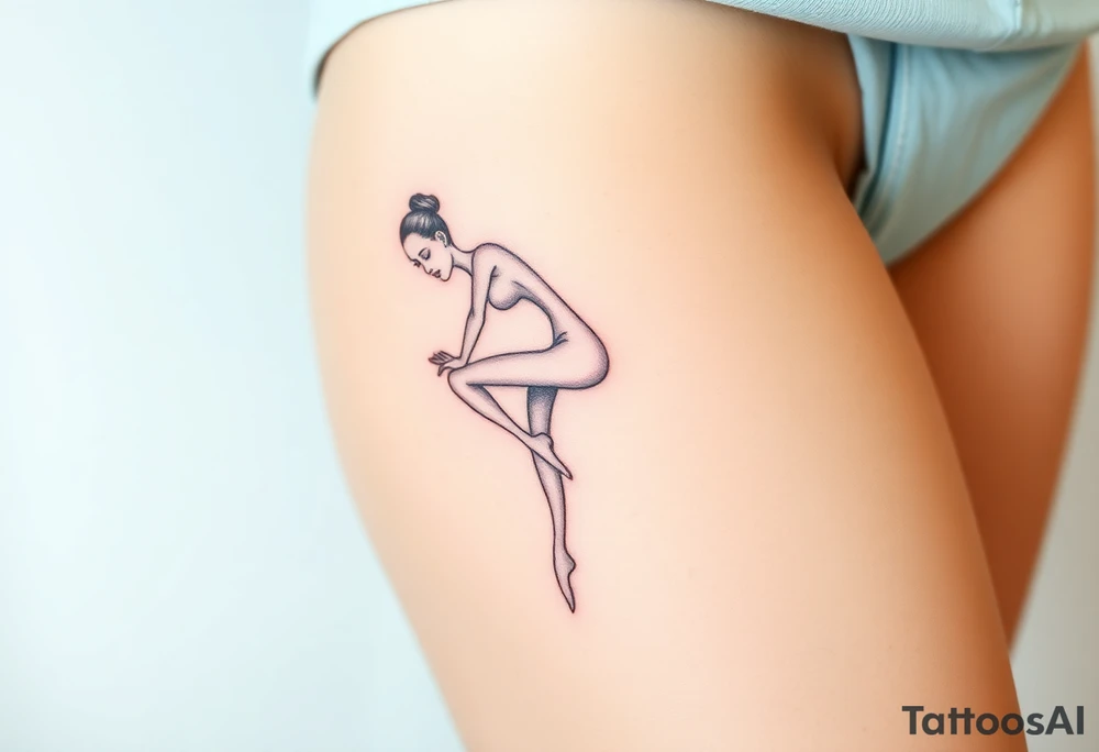 Contortionist tattoo idea