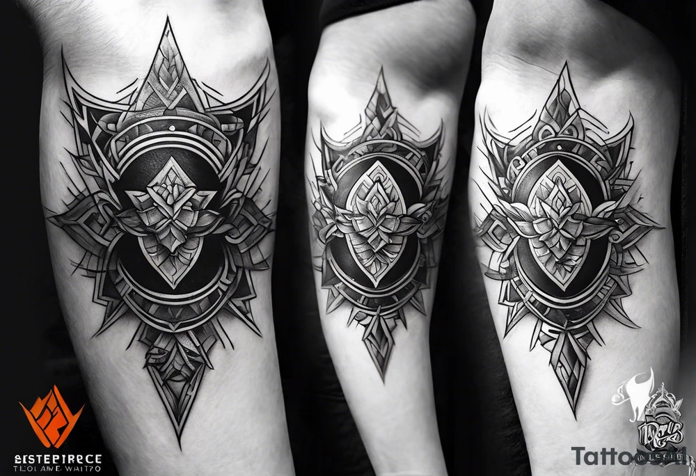 Forearm cross tattoo tattoo idea