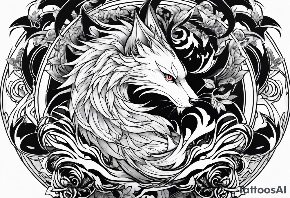 9 tails tattoo idea