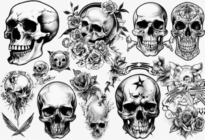 random, anything, no skull tattoo idea