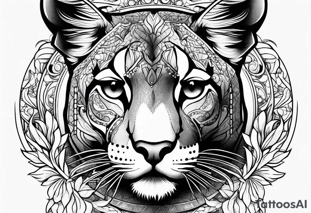Cougar tattoo idea