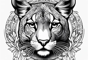 Cougar tattoo idea