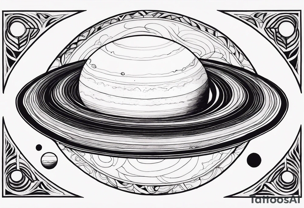 Jupiter by itself without a border tattoo idea