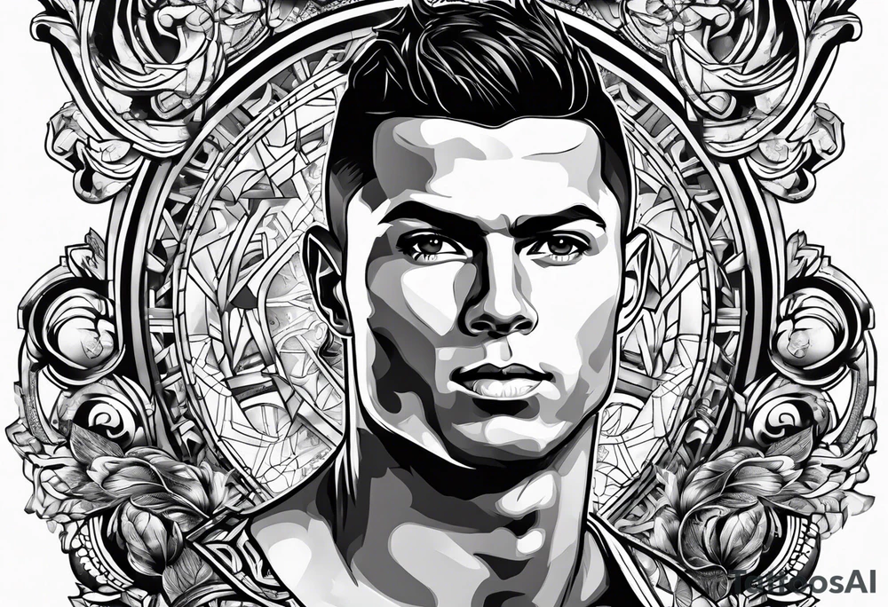 cristiano ronaldo tattoo idea