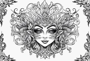 christmas elves tattoo idea