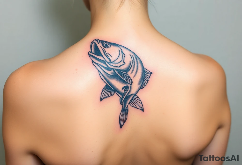 Fish mouth swallowing my arm tattoo idea