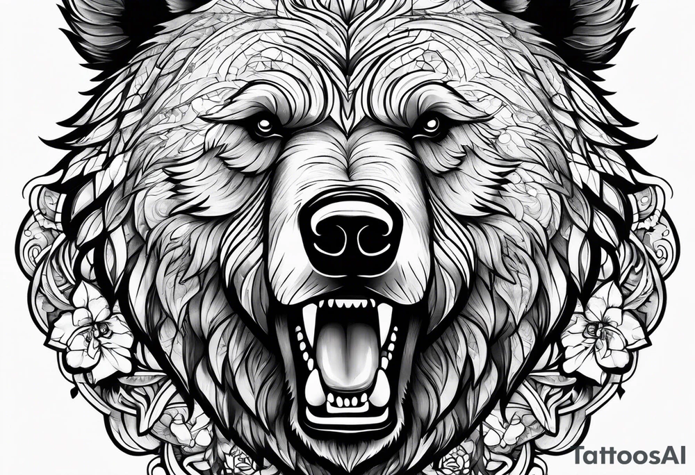 Grizzle Bear tattoo idea
