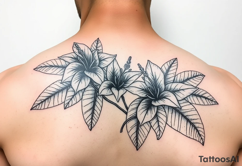 frangapanis jungle theme tattoo idea