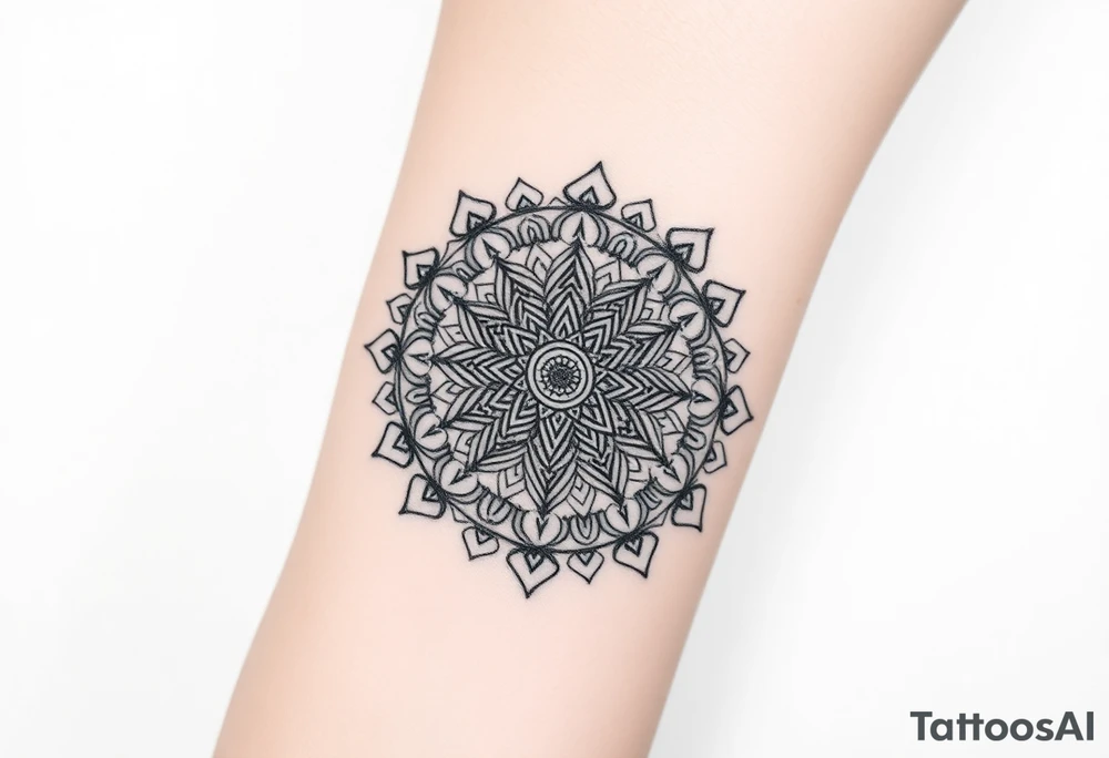 intricate mandala with sacred geometry and cosmic elements tattoo idea intricate mandala with sacred geometry and cosmic elements tattoo idea