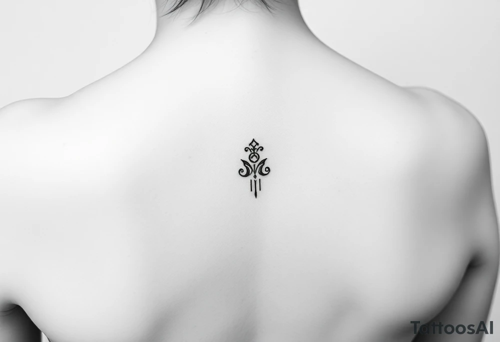A woman has a tattoo on her rib in a delicate font -  Istvan tattoo idea