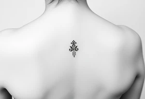 A woman has a tattoo on her rib in a delicate font -  Istvan tattoo idea
