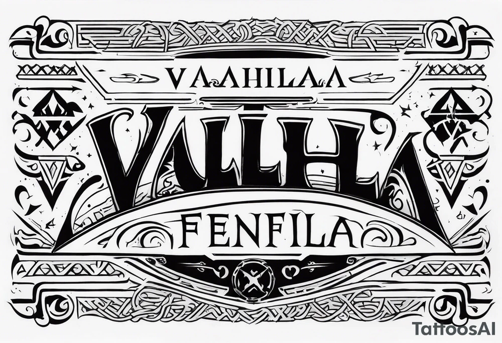 Valhalla fenfir tattoo idea