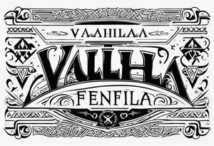 Valhalla fenfir tattoo idea